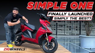 Simple One Launched  India’s Longest Range Electric Scooter  Price Features amp Specs [upl. by Louie258]