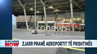 Tronditet Aeroporti i Prishtinës Zjarr Lëndohet një person [upl. by Dugan432]