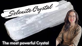 Selenite crystal ke Fayde  Benefits of Selenite crystal The Most Positive Crystal Crystal Healing [upl. by Adnerb]