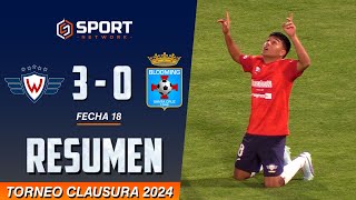 WILSTERMANN 3  0 BLOOMING Resumen Completo  Fecha 18  Torneo Clausura 2024 [upl. by Gut]