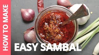 How to make Easy Sambal — Recipe by Plated Asia [upl. by Dorena397]