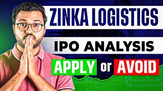 Zinka Logistics  Blackbuck IPO  Apply or avoid  Detailed Analysis by Vibhor Varshney [upl. by Dranoc]