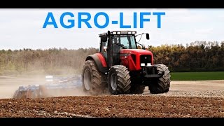 Uprawa pod kukurydzęBrona talerzowa AGROLIFT 6m amp MF 8260 [upl. by Egroej240]