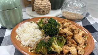 Pollo CHINO con verduras polloconverduras polloteriyaki [upl. by Assylla]