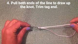 Fishing Knots How Tie a Palomar Fishing Knot [upl. by Divad115]