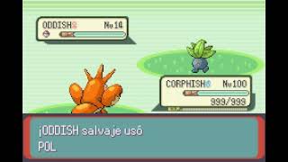 POKEMON EMERALD  CORPHISH  BARRERA  BARRIER [upl. by Niko473]