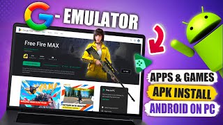 RUN Android Apps amp Install APK on PC with THIS Google Emulator [upl. by Carmina715]