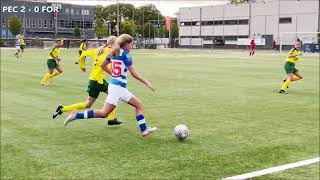 Samenvatting Jong PEC Zwolle Vrouwen  Beloften Fortuna Sittard 24092022 [upl. by Turro]