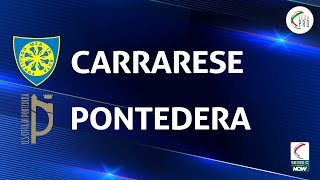 Carrarese  Pontedera 21  Gli Highlights [upl. by Sollars]