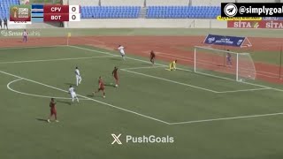 Tumisang Orebonye Goal Cape Verde vs Botswana 01 Goals and Extended Highlights [upl. by Janyte38]