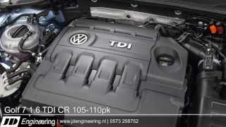 Golf 7 16 TDI 105110pk BlueMotion 140pk 320Nm [upl. by Woolcott203]