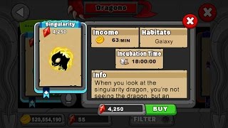 How to breed the Nova and Singularity dragons in Dragonvale [upl. by Zetrok859]