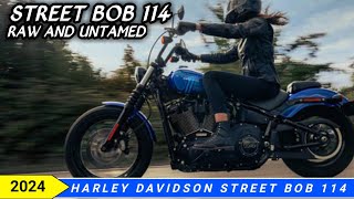 2024 Harley Davidson Street Bob 114 Specs Colors and Price [upl. by Ennasor]