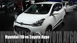 Hyundai i10 2015 vs Toyota Aygo 2015 [upl. by Eelaroc553]