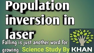 Population inversion in laser  Population inversion in hindi  Population inversion in urdu [upl. by Meeharb]