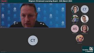 Wigtown Divisional Licensing Board  24th March 2023 [upl. by Joyann]