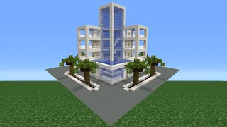 Minecraft Tutorial How To Make A Modern Hotel [upl. by Nawtna]