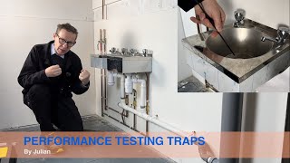 Performance Testing Above Ground Drainage  Traps [upl. by Ytsanyd534]