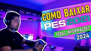 COMO BAIXAR PES 2021 download PC atualizado [upl. by Brittaney]