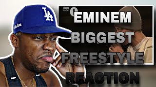 FIRST TIME HEARING  Eminem biggest ever freestyle in the world Westwood  REACTION [upl. by Gemmell]