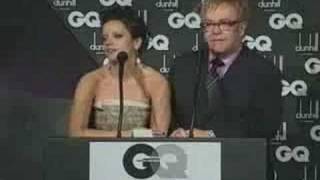 Lily Allen vs Elton John Stars fall out on stage [upl. by Atsirhcal]