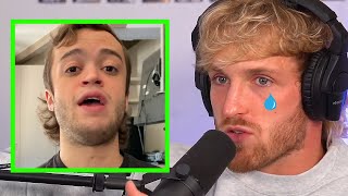 LOGAN PAULS EMOTIONAL RESPONSE TO DWARF MAMBAS THANK YOU VIDEO [upl. by Hayidah]