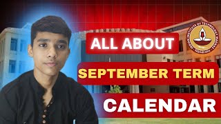 IIT Madras Bs Data Science September Term Calendar  IIT Madras Bs Data Science  letslearn1110 [upl. by Enimrac]