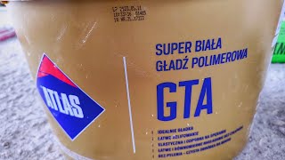 Budowa domu w nefrisach 2g2 Test gładzi GTA Atlasa gladź atlasGTA tylkoatlas tynkigipsowe [upl. by Aurie]