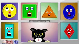 Lets Learn Shapes and Colors with Tommy the Cat  Preschool Educational Shapes Song for Kids [upl. by Intirb]