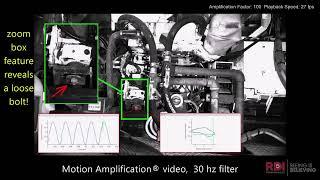 VIMS  IRIS M™  Motion Amplification®  Diesel Engine [upl. by Airamalegna]