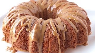 How To Make Salted Caramel Bundt Cake  Simply Bakings [upl. by Ybanrab]