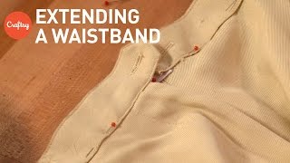 Extend a Waistband  Tailoring amp Alterations Tutorial with Angela Wolf [upl. by Culbert618]