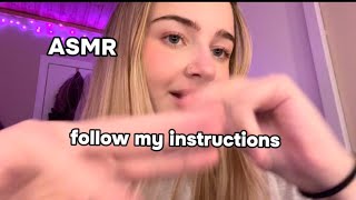 ASMR Follow My Instructions fast and aggressive version lights peripherals mouth sounds [upl. by Tronna]