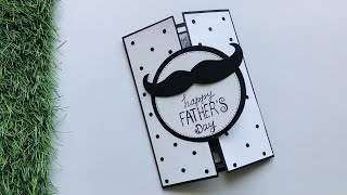 How to Make Fathers Day Card Easy and BeautifulFathers Day Card IdeasArtCraftByTulsi [upl. by Llevel]