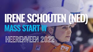 Irene SCHOUTEN NED  Winner  Mass Start W  Heerenveen  SpeedSkating [upl. by Phyl]