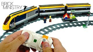 LEGO 60197 CITY ● Passenger Train Speed Build Review [upl. by Areivax]