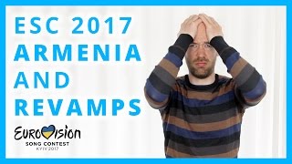 Reviews of Armenia  revamped songs  Eurovision 2017 [upl. by Irahk]