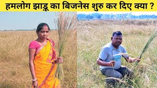 दोबारा झाड़ू काटने आना पड़ा क्यों  ramjulivlogs broom [upl. by Anuhsal]