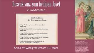 Rosenkranz zum heiligen Josef [upl. by Jemmie260]