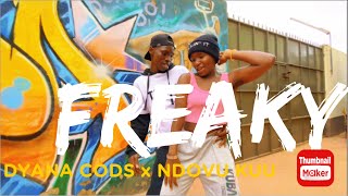 DYANA CODS FREAKY FT NDOVU KUU  Official Dance Video [upl. by Aerdnuahs]