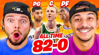 Make an ALLTIME 820 NBA Team Mix amp Match Challenge w Moochie [upl. by Lenoel]