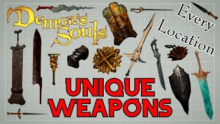 Unique Weapons Guide Every Location  Demons Souls Remake PS5 [upl. by Eelak]