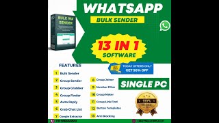 WA Sender 3 3 0 Latest version Download Now Whatsapp Marketing software Free download720P HD [upl. by Alyled117]