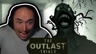 Ranton screams and cries and hugs dog because The Outlast Trials is too scary [upl. by Aleirbag974]