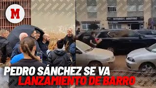 Así se marchó Pedro Sánchez después de que lanzaran barro a los reyes en su visita a PaiportaI MARCA [upl. by Eniamreg]