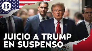 Juicio penal a Donald Trump se atrasa ¿Qué pasará con el expresidente de Estados Unidos [upl. by Eelidnarb91]