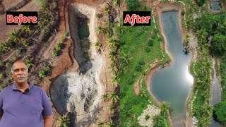 1 Crore litre Natural Pond Update  Natural Pond  Nannilam Eco Village  Country Farmss English [upl. by Lenahs]