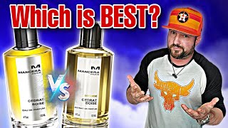 Mancera Cedrat Boise vs Intense  Fragrance Review Battle [upl. by Sucramed]