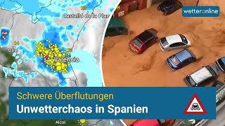 Unwetterchaos in Spanien [upl. by Zetta634]