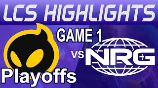 DIG vs NRG Highlights Game 1  LCS Summer 2024 Playoffs Round 1  Dignitas vs NRG Kia by Onivia [upl. by Minny]